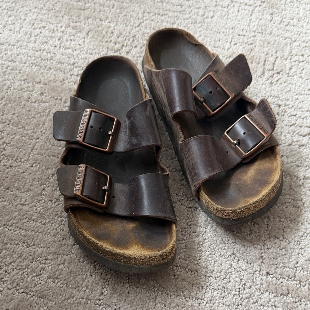 Birkenstock Arizona Dark Brown Sandals - 37 - Picture 4 of 5
